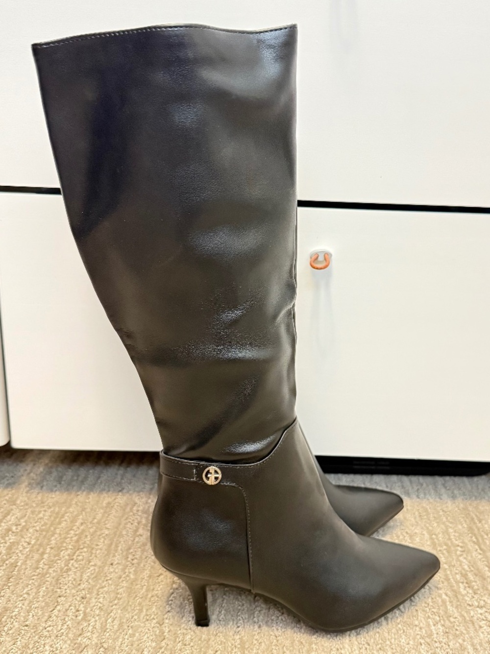 NIB Giani Bernini Crueellaa Memory Foam Knee High Dress Boots Women’s Size 6.5